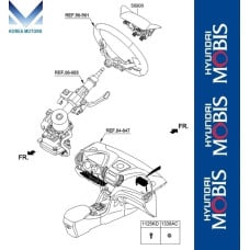 AIRBAG MODULE PASSENGER HYUNDAI SANTA FE CM 2009-12